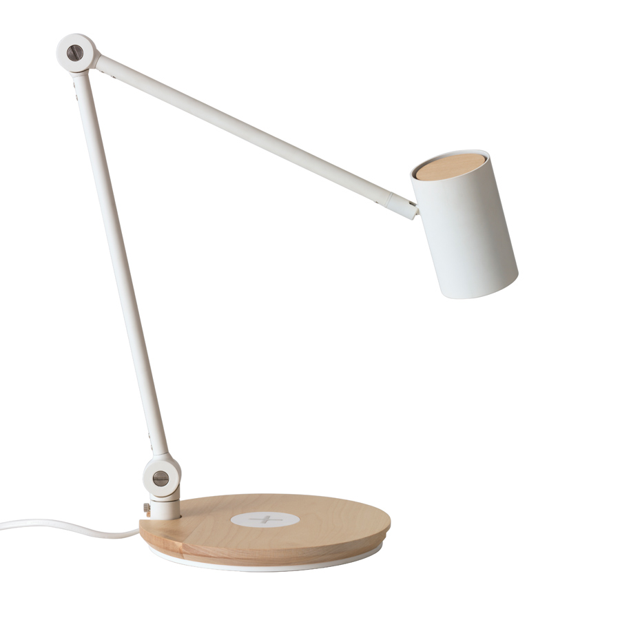 LED Schreibtisch-Lampe dimmbar Wireless Charging USB Touch Büro